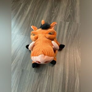 Disney the lion king Pumba stuffed animal plush